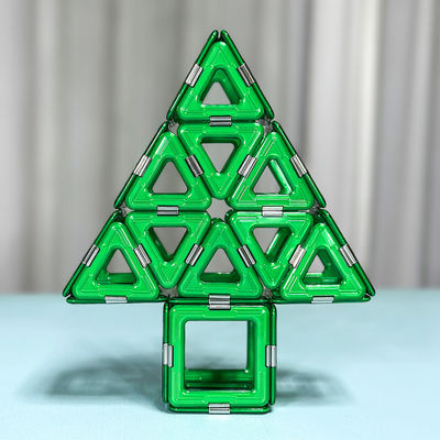 Купить Творческие головоломки 3D магнитные строительные плитки Рождественские деревья для детей online manufacture