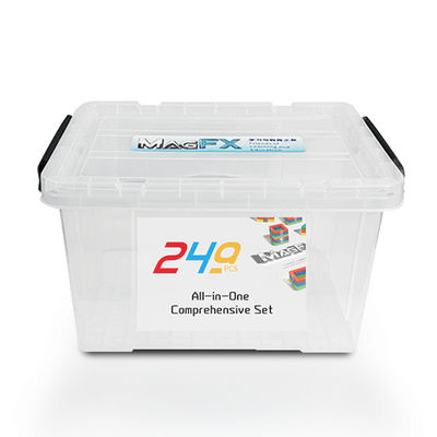 Красочные образовательные магнитные строительные блоки 249Pcs для детского сада учебные пособия